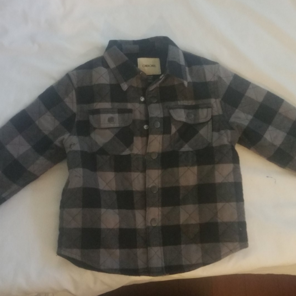 Quilted plaid jacket